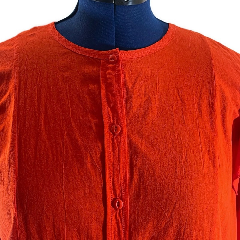 Current Elliott Ashley Ruffled Red Blouse - Picture 10 of 13